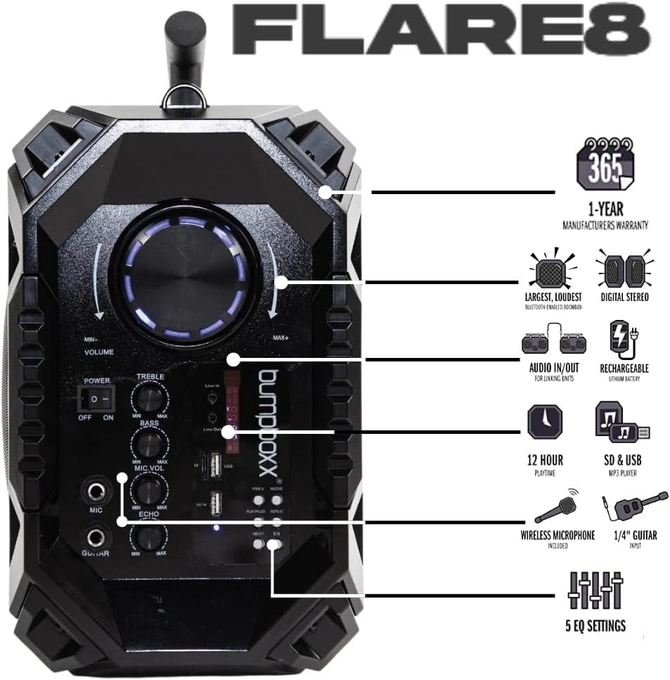 BUMPBOXX FLARE 8 BOOMBOX